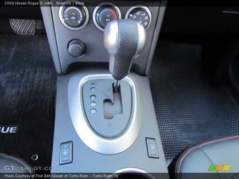 Silver Ice / Black 2009 Nissan Rogue SL AWD