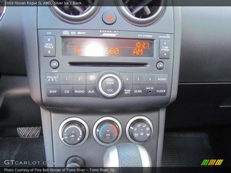 Silver Ice / Black 2009 Nissan Rogue SL AWD