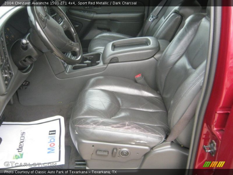Sport Red Metallic / Dark Charcoal 2004 Chevrolet Avalanche 1500 Z71 4x4