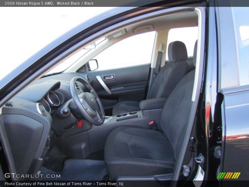 Wicked Black / Black 2009 Nissan Rogue S AWD
