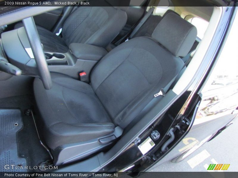Wicked Black / Black 2009 Nissan Rogue S AWD