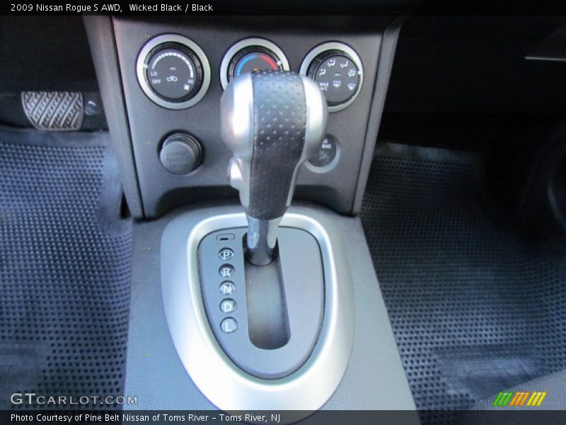 Wicked Black / Black 2009 Nissan Rogue S AWD