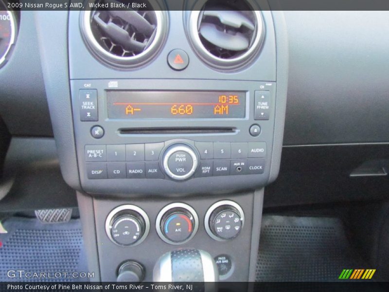 Wicked Black / Black 2009 Nissan Rogue S AWD