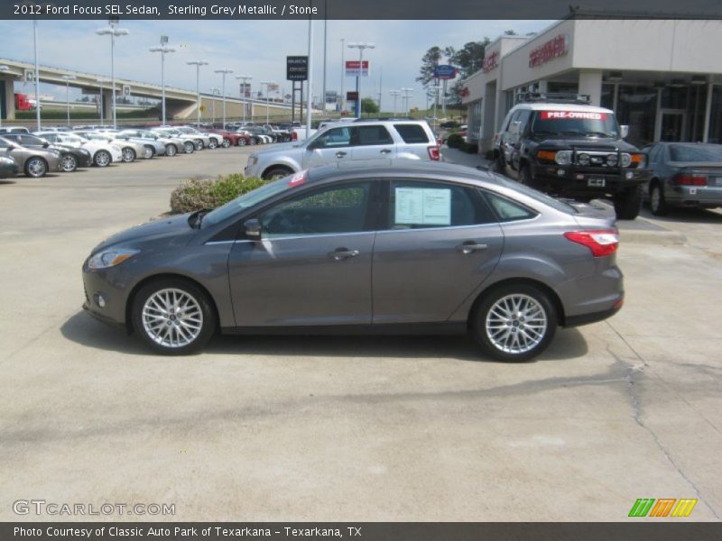 Sterling Grey Metallic / Stone 2012 Ford Focus SEL Sedan