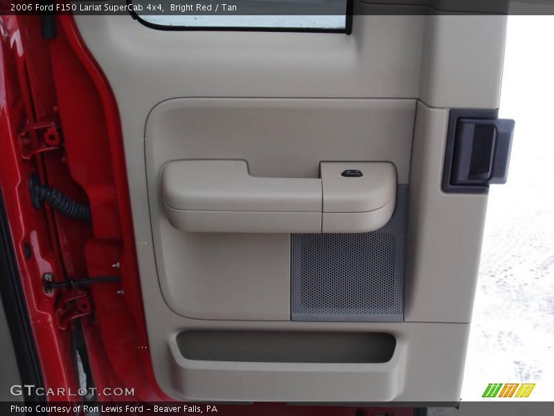 Bright Red / Tan 2006 Ford F150 Lariat SuperCab 4x4