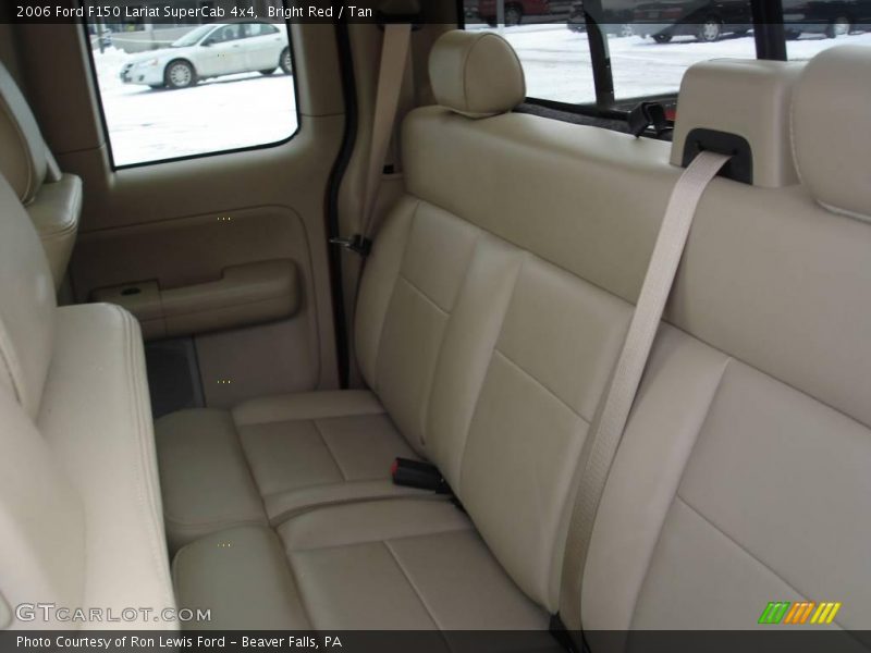 Bright Red / Tan 2006 Ford F150 Lariat SuperCab 4x4