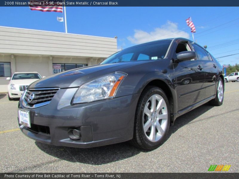Dark Slate Metallic / Charcoal Black 2008 Nissan Maxima 3.5 SE