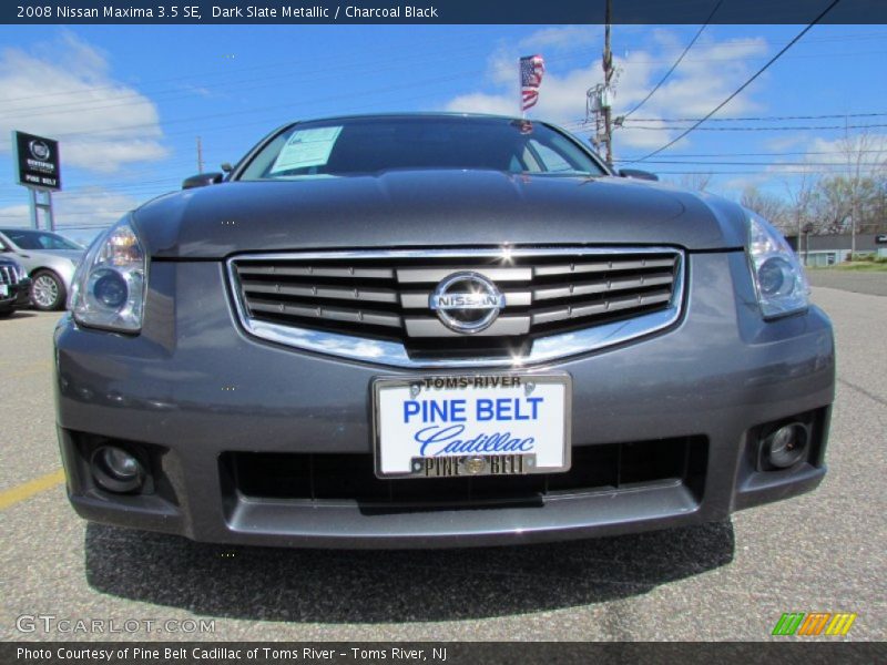 Dark Slate Metallic / Charcoal Black 2008 Nissan Maxima 3.5 SE
