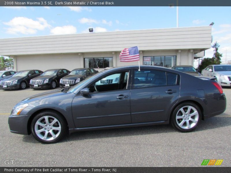 Dark Slate Metallic / Charcoal Black 2008 Nissan Maxima 3.5 SE