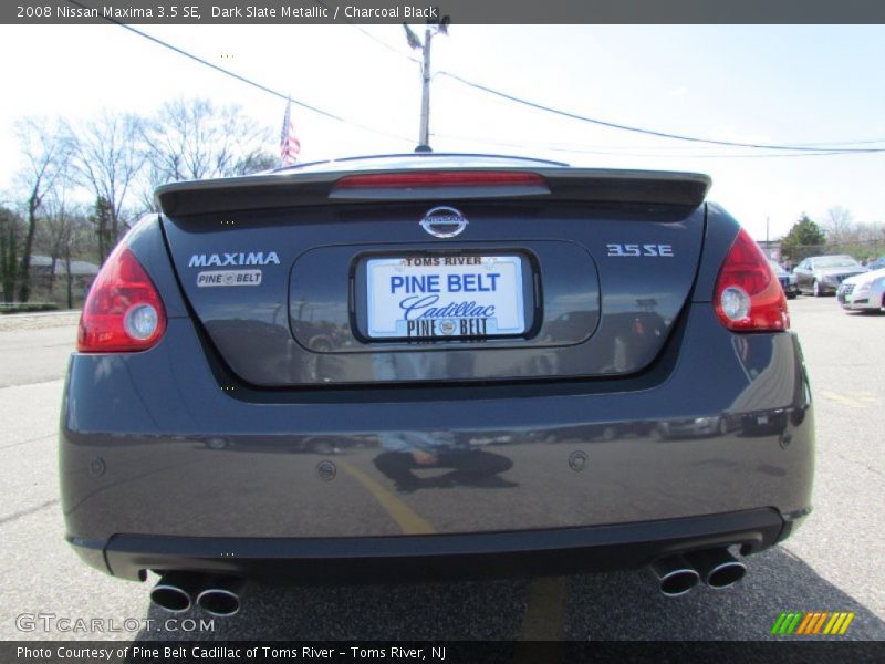 Dark Slate Metallic / Charcoal Black 2008 Nissan Maxima 3.5 SE