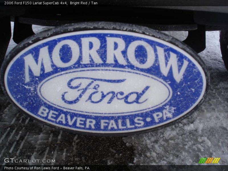 Bright Red / Tan 2006 Ford F150 Lariat SuperCab 4x4