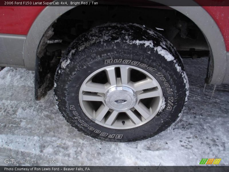 Bright Red / Tan 2006 Ford F150 Lariat SuperCab 4x4