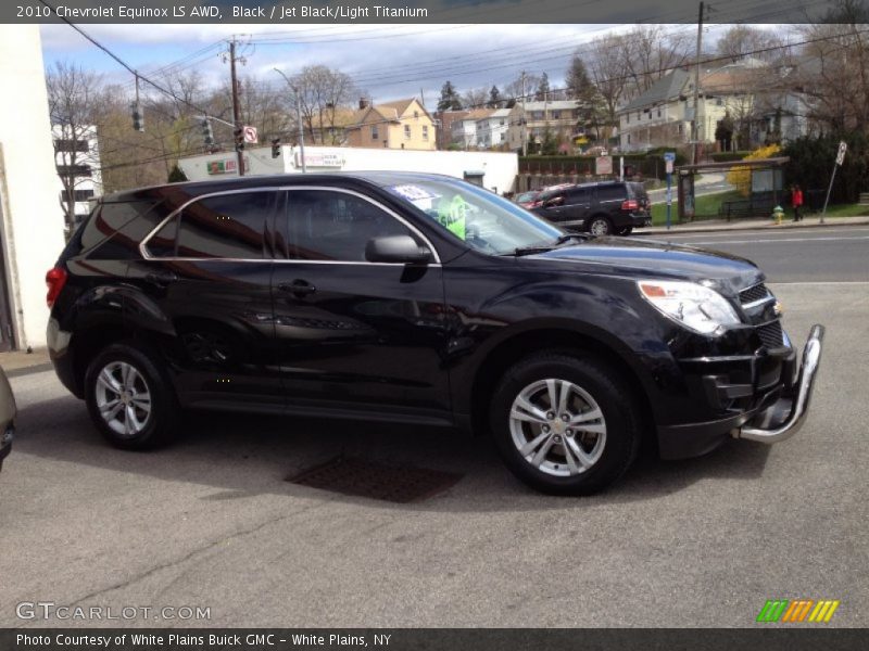 Black / Jet Black/Light Titanium 2010 Chevrolet Equinox LS AWD