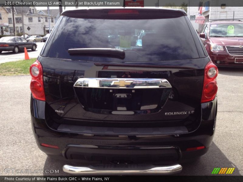 Black / Jet Black/Light Titanium 2010 Chevrolet Equinox LS AWD