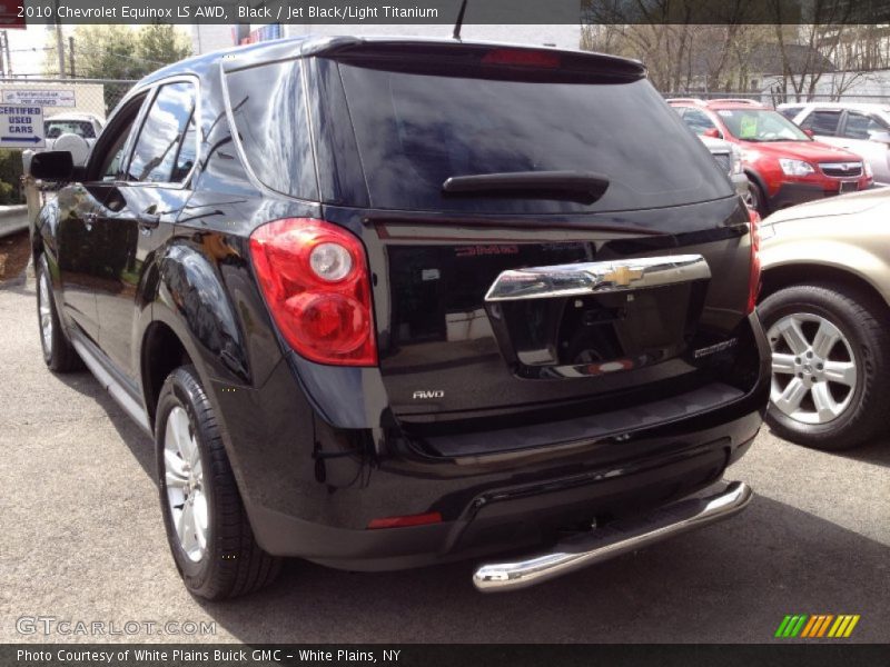 Black / Jet Black/Light Titanium 2010 Chevrolet Equinox LS AWD