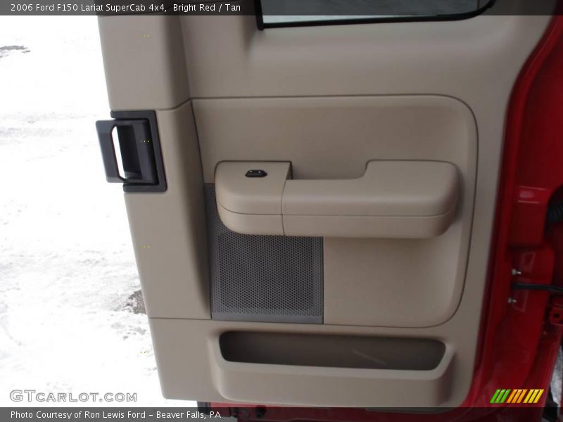Bright Red / Tan 2006 Ford F150 Lariat SuperCab 4x4