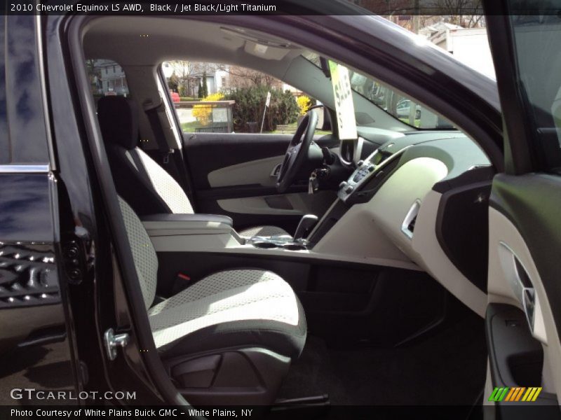 Black / Jet Black/Light Titanium 2010 Chevrolet Equinox LS AWD