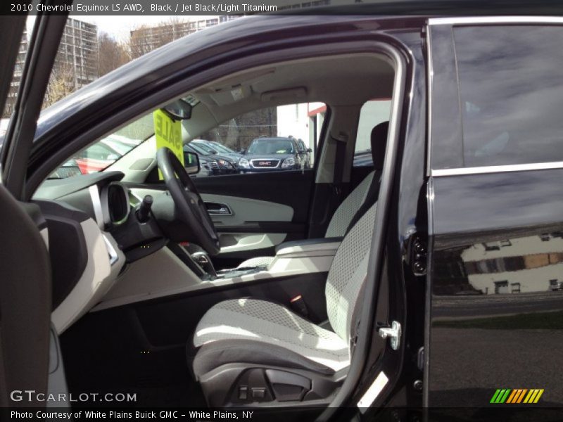 Black / Jet Black/Light Titanium 2010 Chevrolet Equinox LS AWD