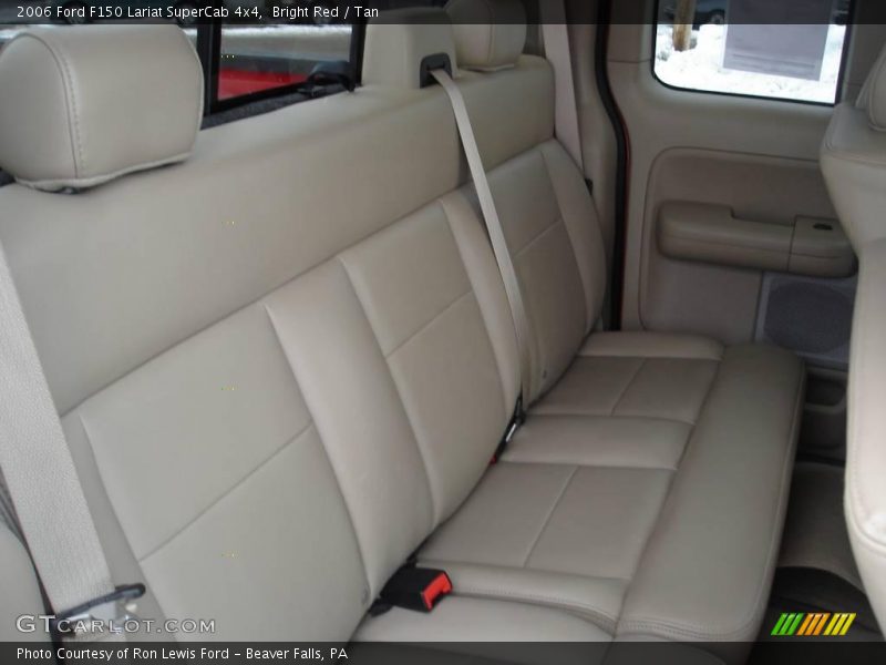 Bright Red / Tan 2006 Ford F150 Lariat SuperCab 4x4
