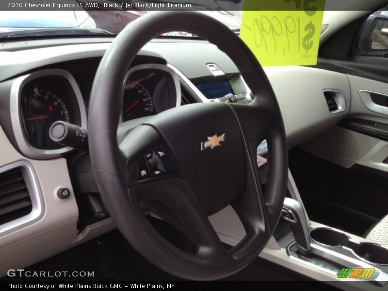 Black / Jet Black/Light Titanium 2010 Chevrolet Equinox LS AWD