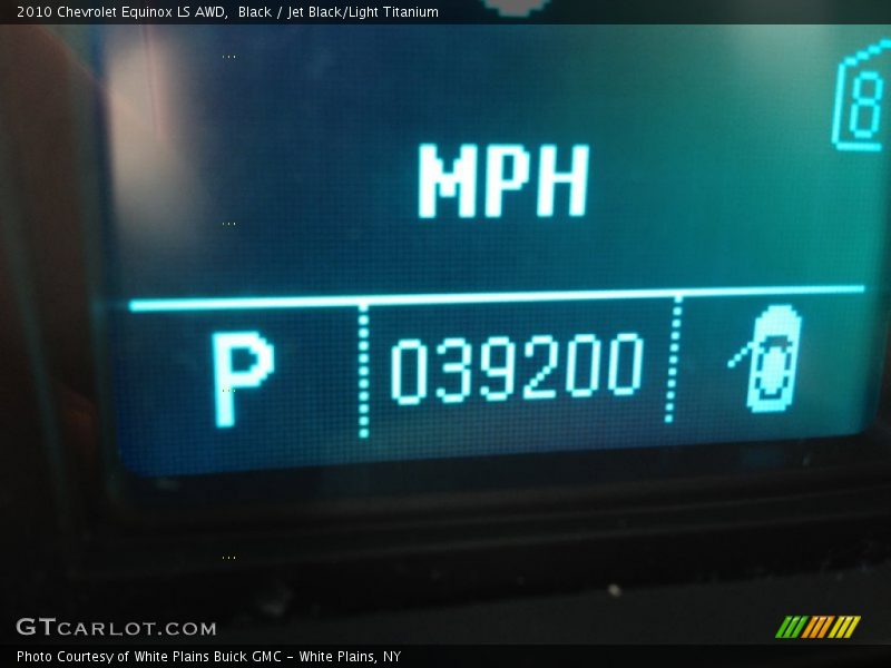 Black / Jet Black/Light Titanium 2010 Chevrolet Equinox LS AWD