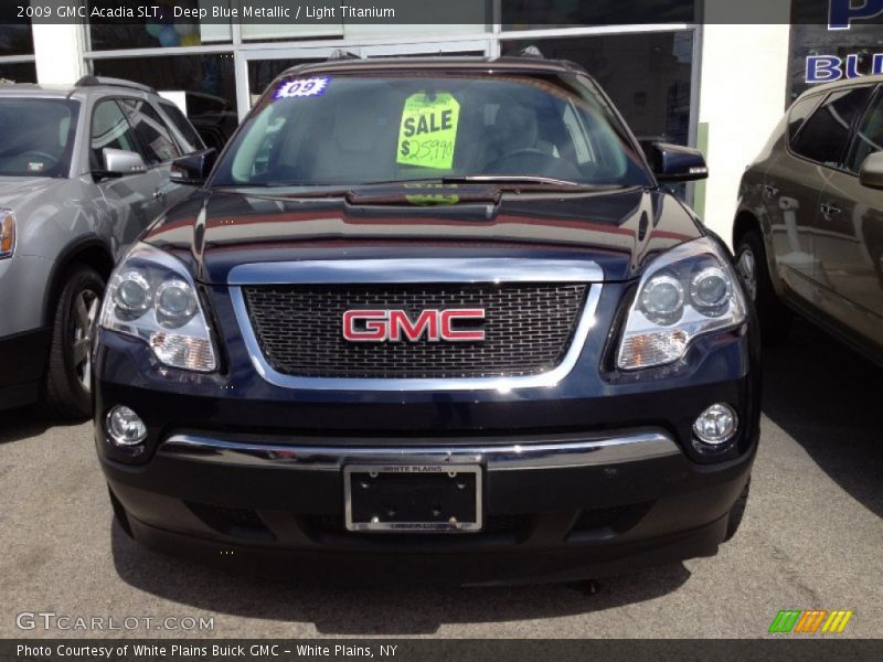 Deep Blue Metallic / Light Titanium 2009 GMC Acadia SLT