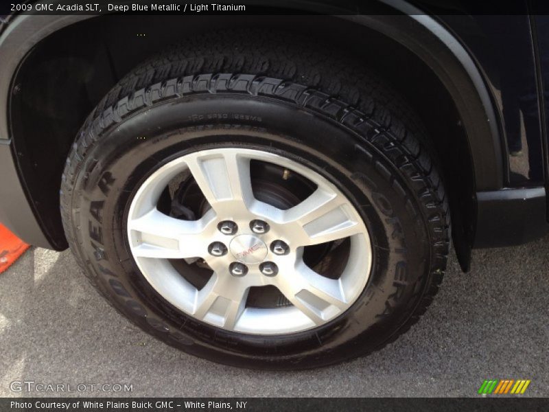 Deep Blue Metallic / Light Titanium 2009 GMC Acadia SLT