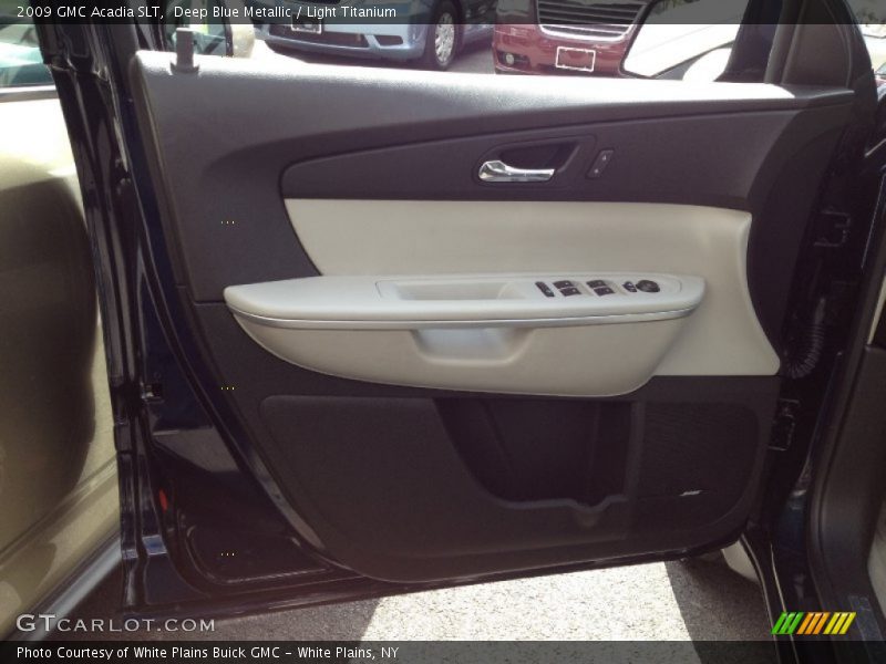 Deep Blue Metallic / Light Titanium 2009 GMC Acadia SLT