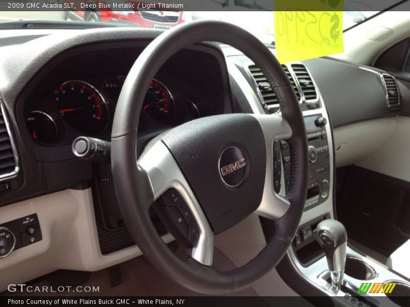 Deep Blue Metallic / Light Titanium 2009 GMC Acadia SLT