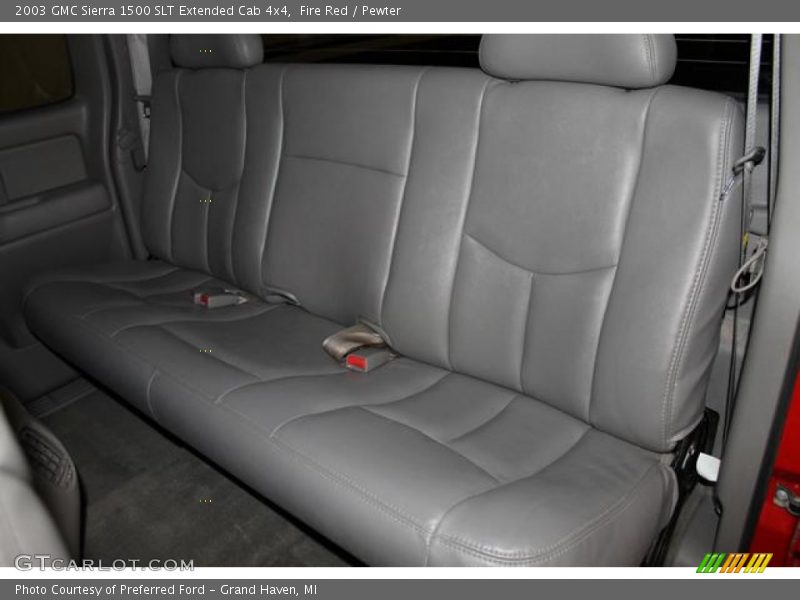 Fire Red / Pewter 2003 GMC Sierra 1500 SLT Extended Cab 4x4