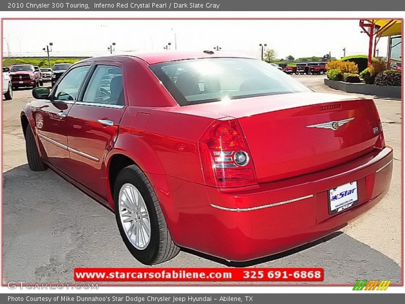 Inferno Red Crystal Pearl / Dark Slate Gray 2010 Chrysler 300 Touring