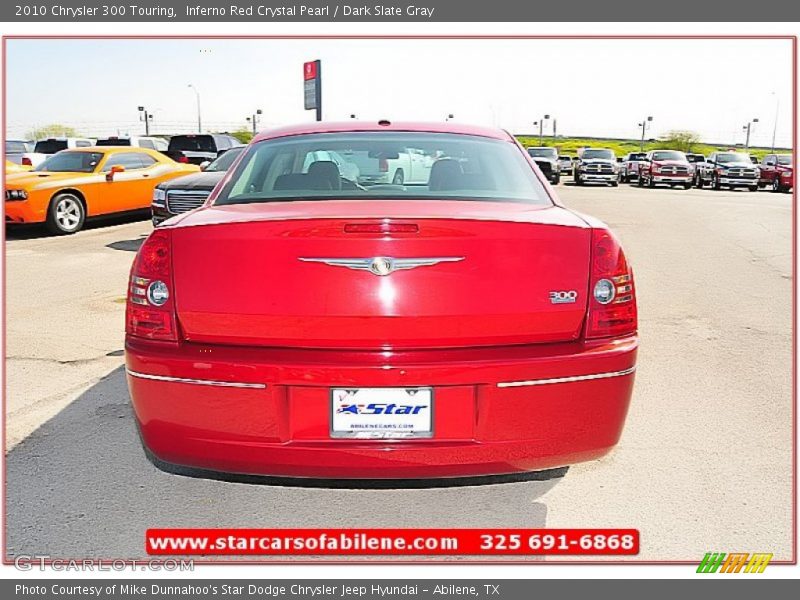 Inferno Red Crystal Pearl / Dark Slate Gray 2010 Chrysler 300 Touring