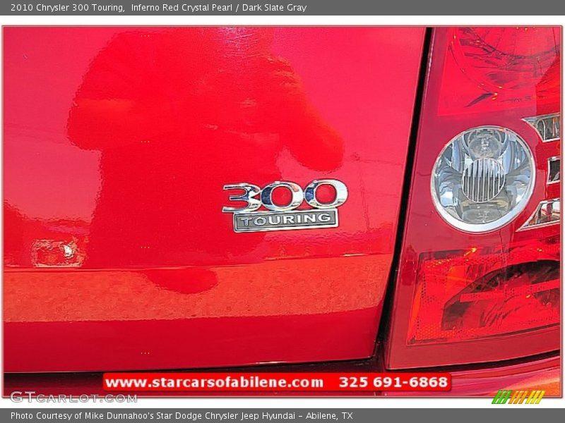 Inferno Red Crystal Pearl / Dark Slate Gray 2010 Chrysler 300 Touring