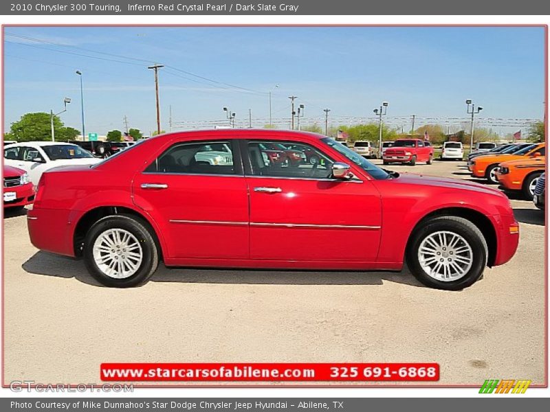 Inferno Red Crystal Pearl / Dark Slate Gray 2010 Chrysler 300 Touring