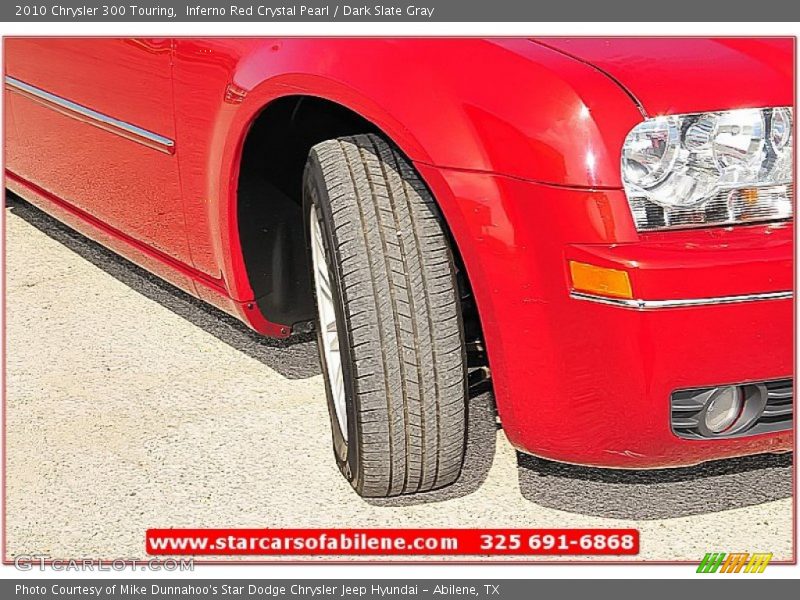 Inferno Red Crystal Pearl / Dark Slate Gray 2010 Chrysler 300 Touring