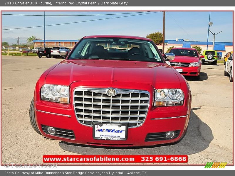 Inferno Red Crystal Pearl / Dark Slate Gray 2010 Chrysler 300 Touring