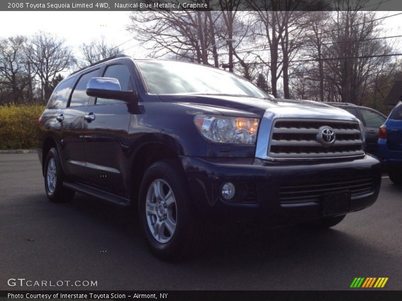 Nautical Blue Metallic / Graphite 2008 Toyota Sequoia Limited 4WD