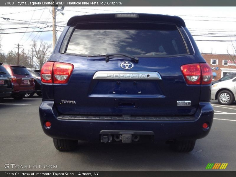 Nautical Blue Metallic / Graphite 2008 Toyota Sequoia Limited 4WD
