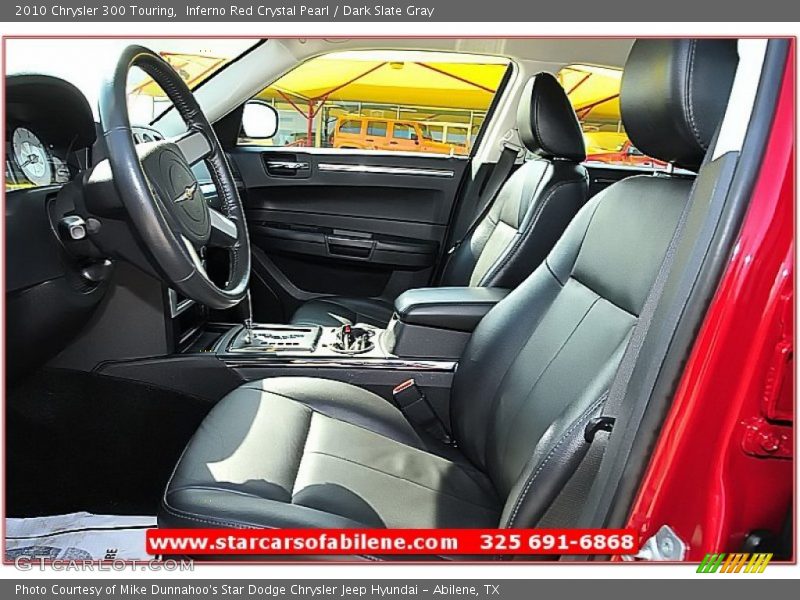 Inferno Red Crystal Pearl / Dark Slate Gray 2010 Chrysler 300 Touring