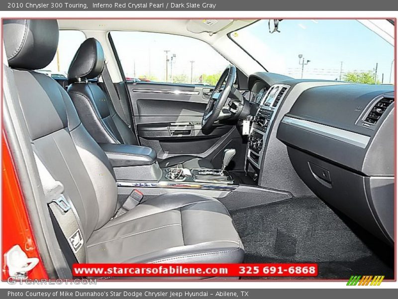 Inferno Red Crystal Pearl / Dark Slate Gray 2010 Chrysler 300 Touring