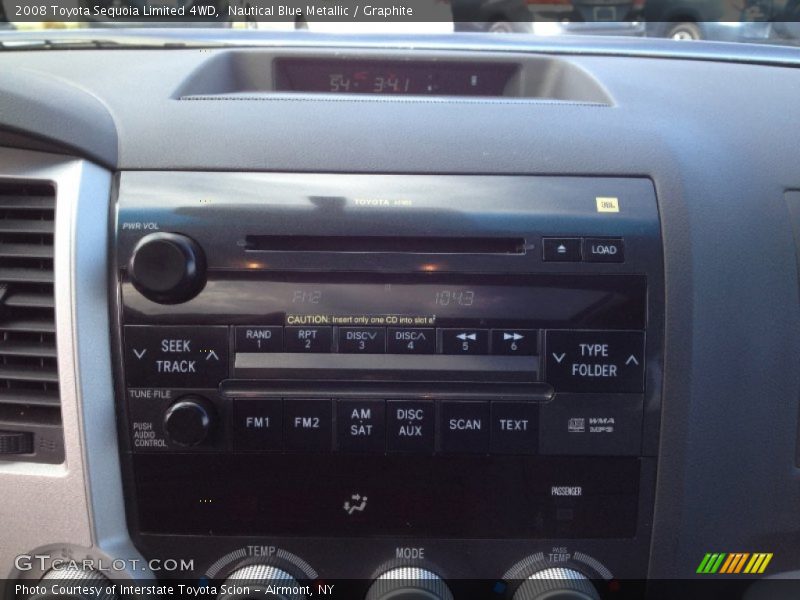 Audio System of 2008 Sequoia Limited 4WD