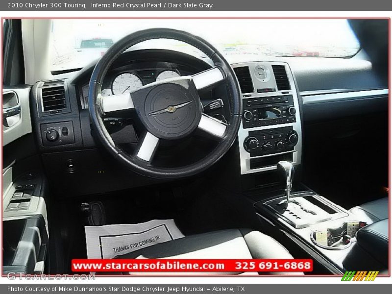 Inferno Red Crystal Pearl / Dark Slate Gray 2010 Chrysler 300 Touring
