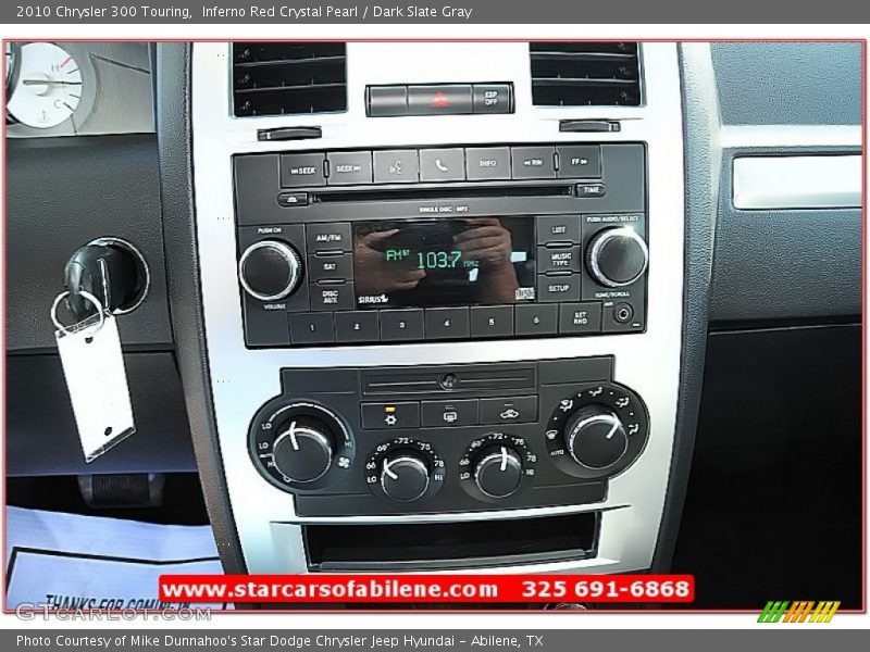 Inferno Red Crystal Pearl / Dark Slate Gray 2010 Chrysler 300 Touring