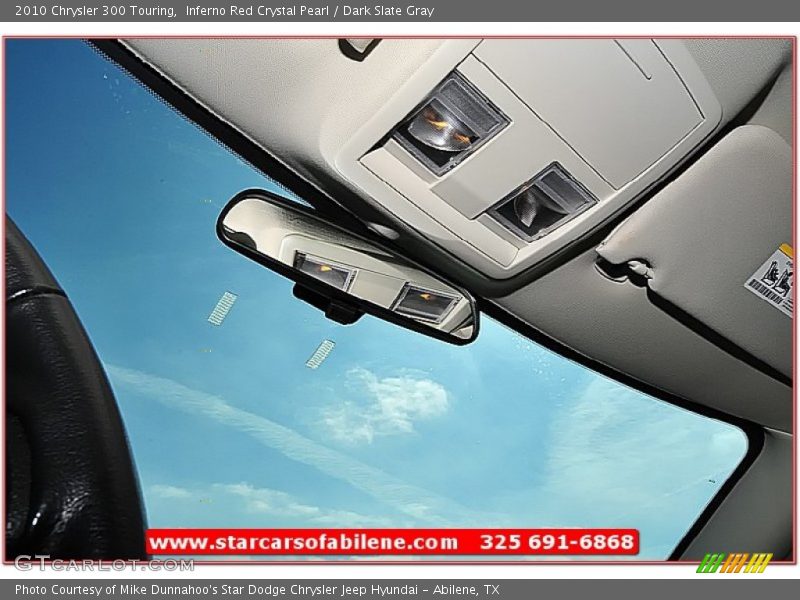 Inferno Red Crystal Pearl / Dark Slate Gray 2010 Chrysler 300 Touring