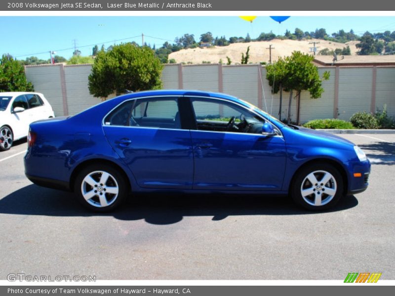 Laser Blue Metallic / Anthracite Black 2008 Volkswagen Jetta SE Sedan