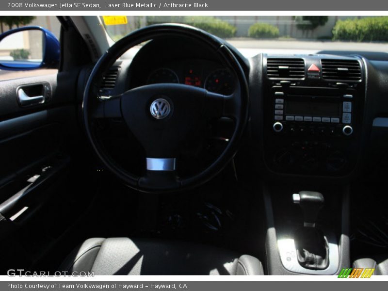 Laser Blue Metallic / Anthracite Black 2008 Volkswagen Jetta SE Sedan