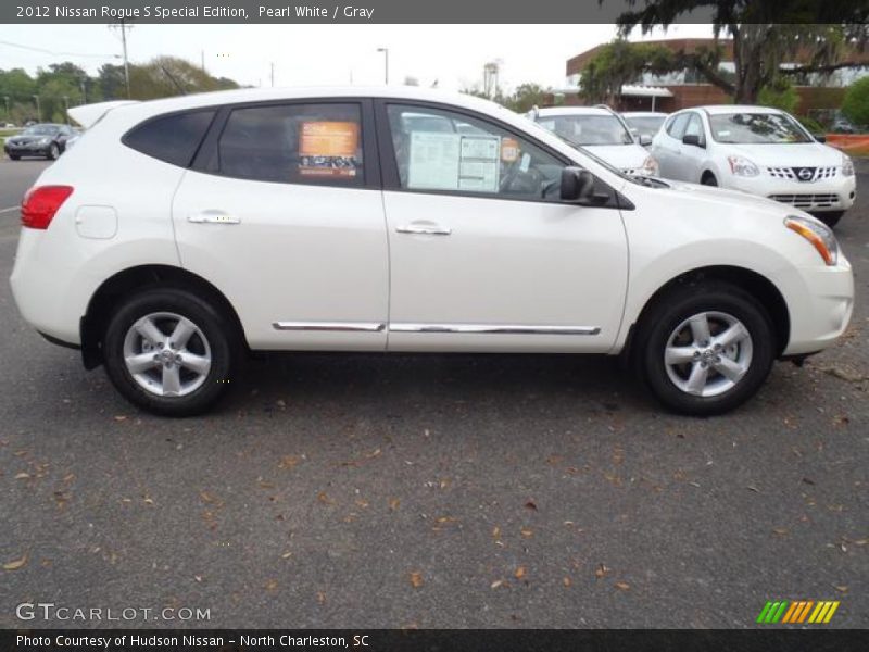 Pearl White / Gray 2012 Nissan Rogue S Special Edition
