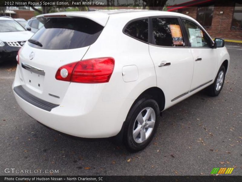 Pearl White / Gray 2012 Nissan Rogue S Special Edition