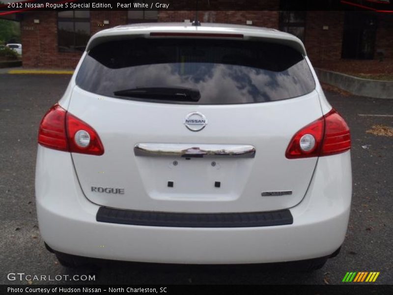 Pearl White / Gray 2012 Nissan Rogue S Special Edition