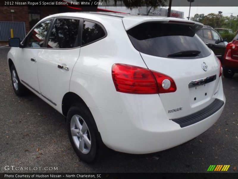 Pearl White / Gray 2012 Nissan Rogue S Special Edition